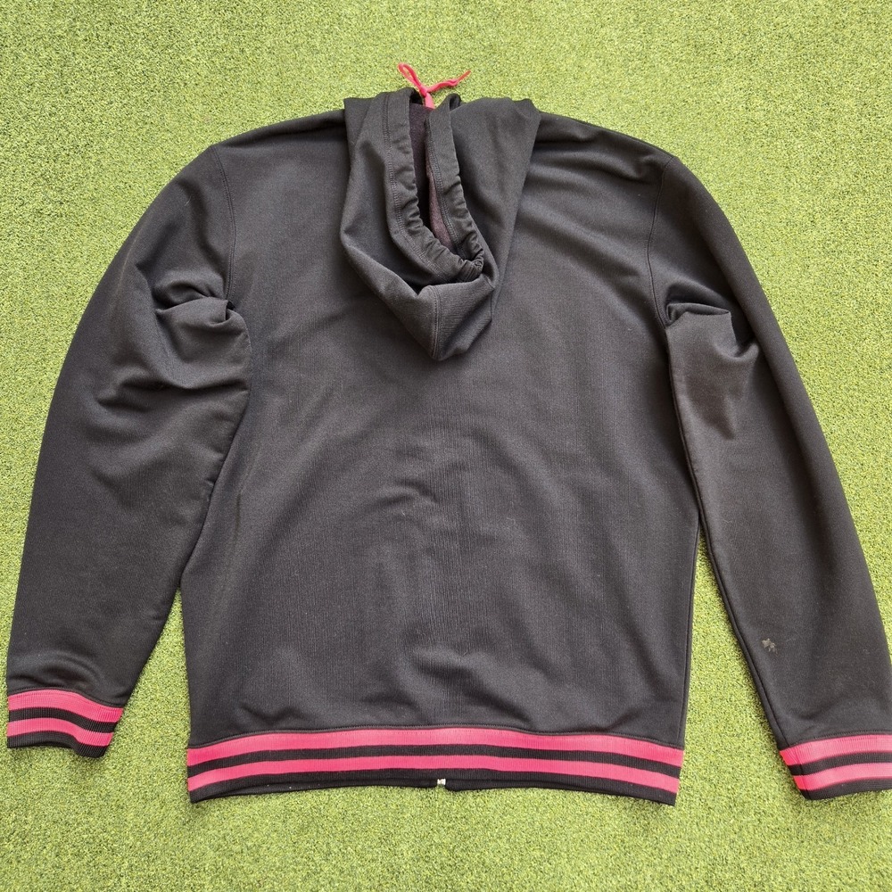 Converse Jacket Women's Size XL black/pink Full Zipper - Picture 3 of 11
